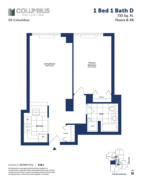 this floor plan is an illustration of our 1 bed 1 bath d floor plan
